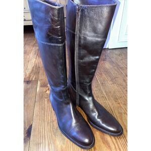 Sacco Comfort Leather Boots  BrownMade In Europe   Size 41- Size 10.5 US Women's